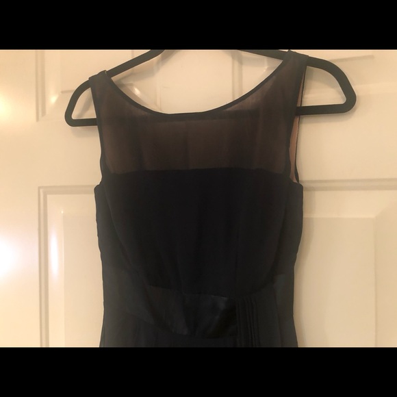 RED Valentino Cascade overlapping Black Dress Sz 0 - Picture 2 of 12